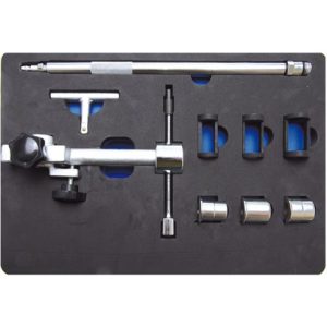 Klepveer compressor set 15-delig BGS 1744-0