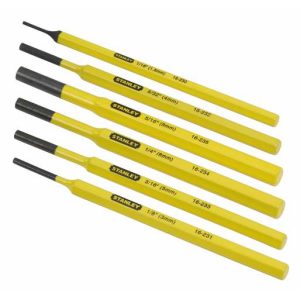 Drevel en centerpuntset Stanley 6 delig | 4-18-226-6210