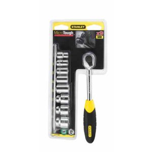 Ratelsleutel Stanley micro tough 1/4 (10-delige set) | 0-94-610-0