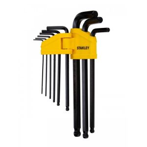 Stifsleutelset Stanley met ronde kop 9-delig(1.5-10mm) | 0-69-256