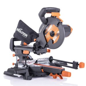 Evolution Rage R210SMS+ glijdende verstek/afkortzaag 210mm | R210SMS+