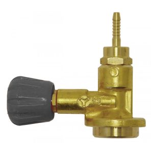 Alternative view of Aansluiting gasfles 7/16 x 4mm met terugslagklep