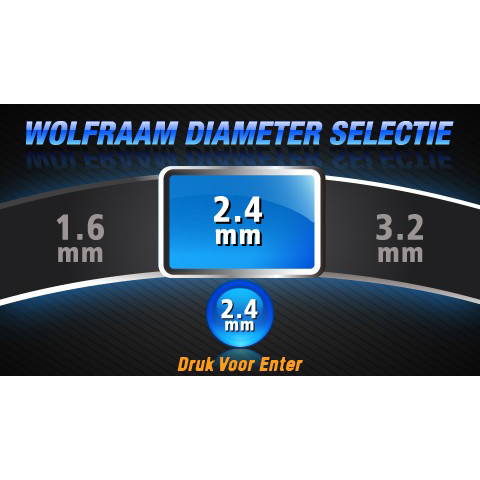 EVO MIG 200 Multi Synergic PFC LCD lasapparaat set met gasfles (MW82)-11305