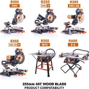 Alternative view of Zaagblad Evolution 255mm voor hout | EVOBLADE255WD