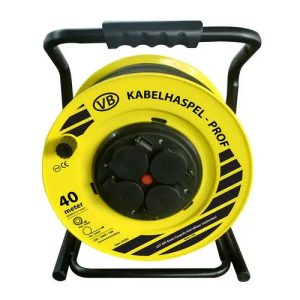Kabelhaspel PROF 40 meter 3x1,5mm² niet meedraaiend