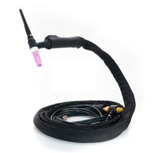 Jasic (Starparts) tigtoorts WP 17 lengte 4 meter 5-polig | stoffen hoes