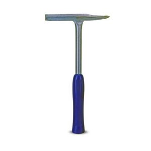 Bikhamer met stalen steel handvat blauw 370 gram