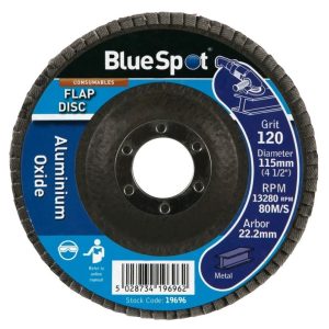 Lamellenschijf 115mm korrel 120 | BlueSpot Tools 19696