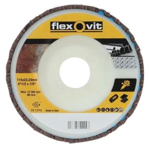 Alternative view of Lamellenschijf voor haakse slijper 115mm korrel 80 | Flexovit 63642527526